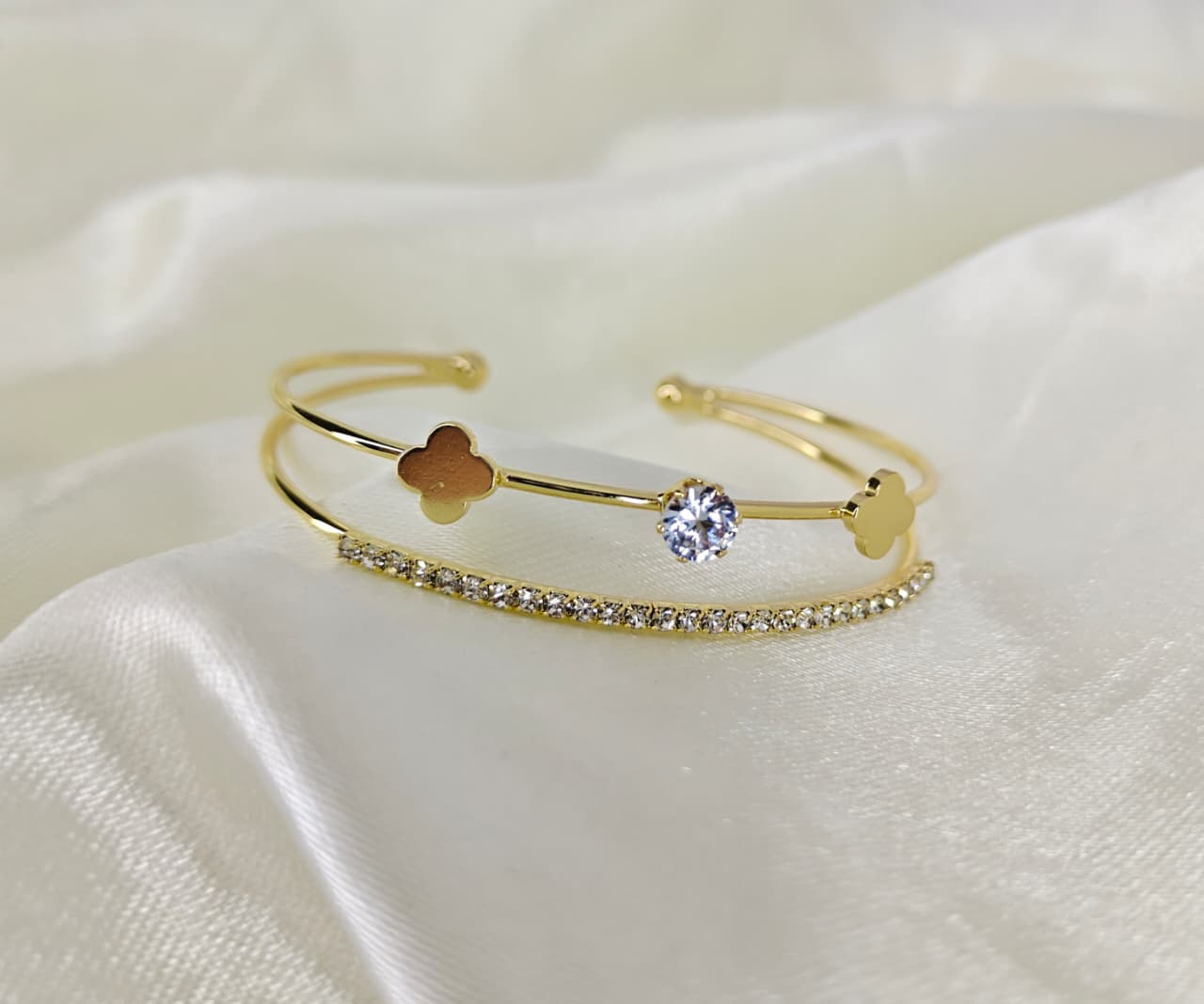 Fancy Gold Plated Bracelet for Women & Girls