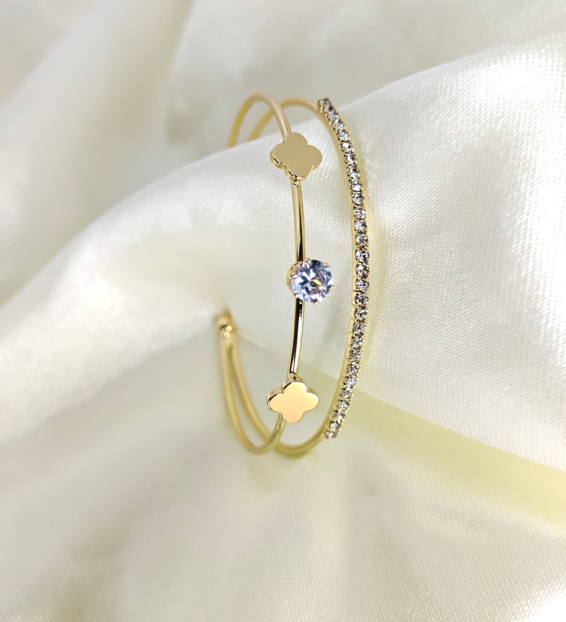 Fancy Gold Plated Bracelet for Women & Girls