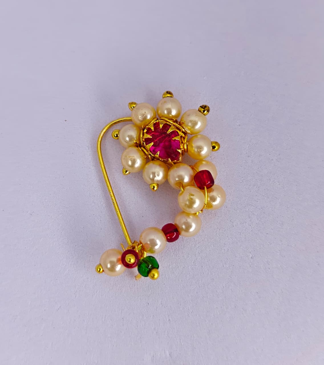 Traditional Pearl Nose ring Small size