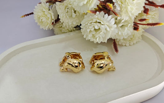 Anti Tarnish gold Plated Dolphin design earrings For Women & Girls