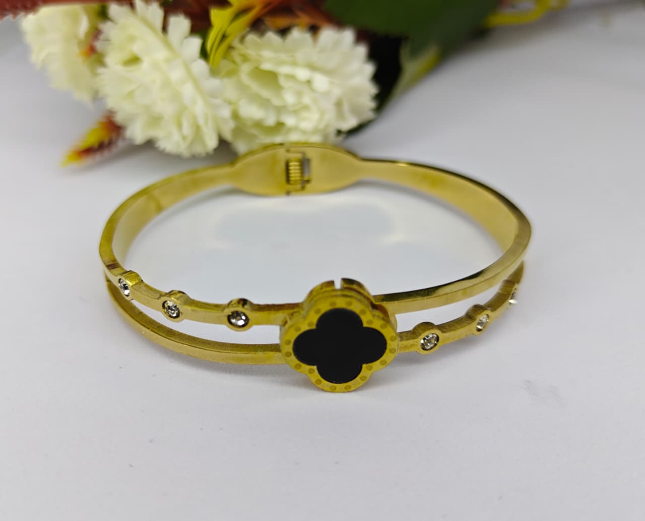 Anti Tarnish Kada for Women Stylish | Stainless Steel Kada for Woman & Girls | Fashion Jewelry for Women Aesthetic Accessories for Girls
