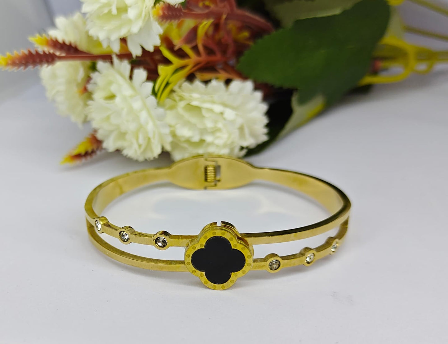 Anti Tarnish Kada for Women Stylish | Stainless Steel Kada for Woman & Girls | Fashion Jewelry for Women Aesthetic Accessories for Girls