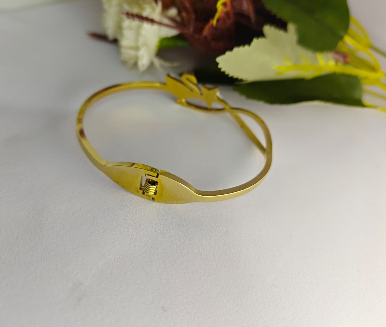 Gold Plated Stainless Steel Bracelet women & Girls