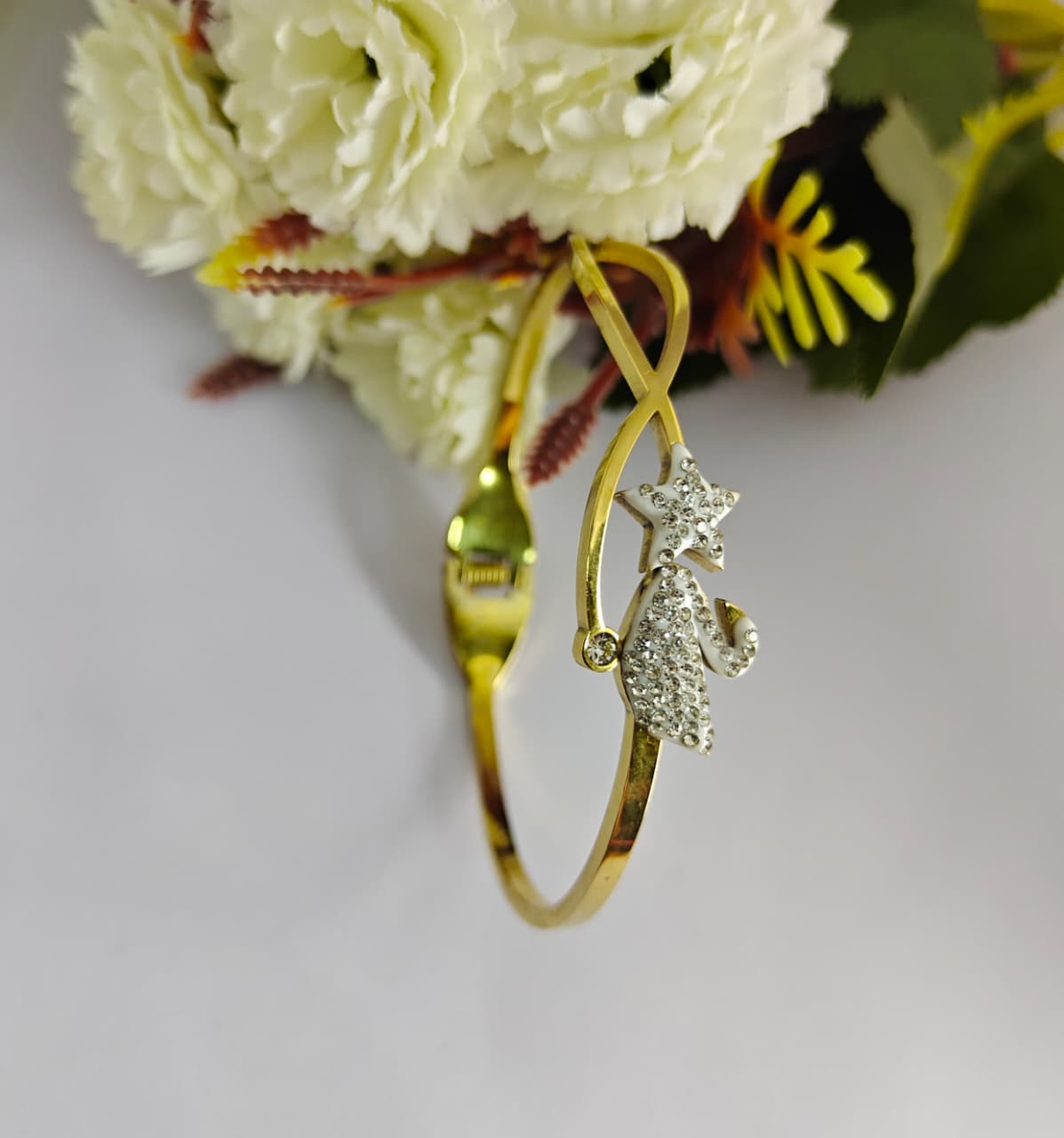 Gold Plated Stainless Steel Bracelet women & Girls