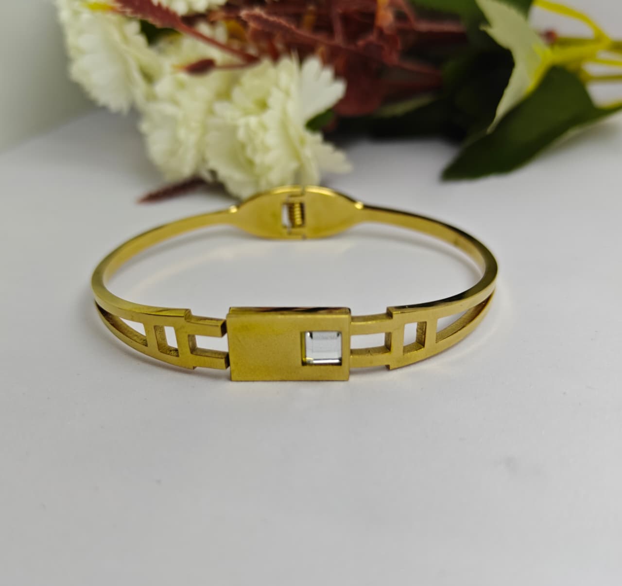 Gold Plated kada Women & Girls Anti Tarnish Stainless Steel.