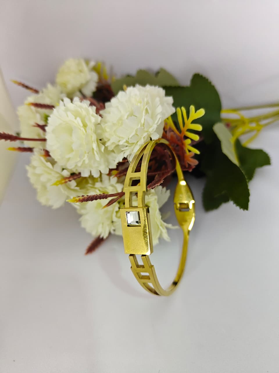 Gold Plated kada Women & Girls Anti Tarnish Stainless Steel.