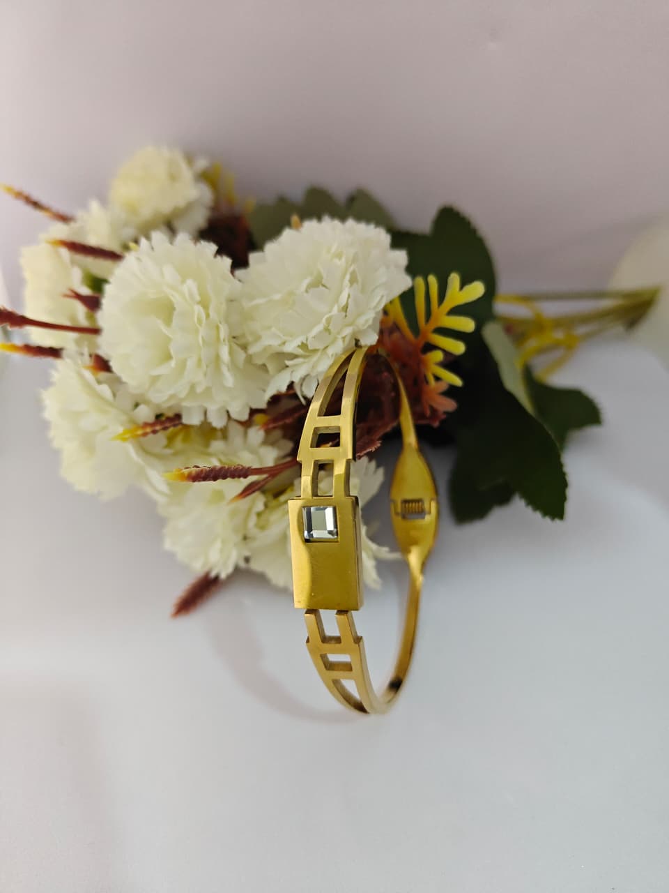 Gold Plated kada Women & Girls Anti Tarnish Stainless Steel.