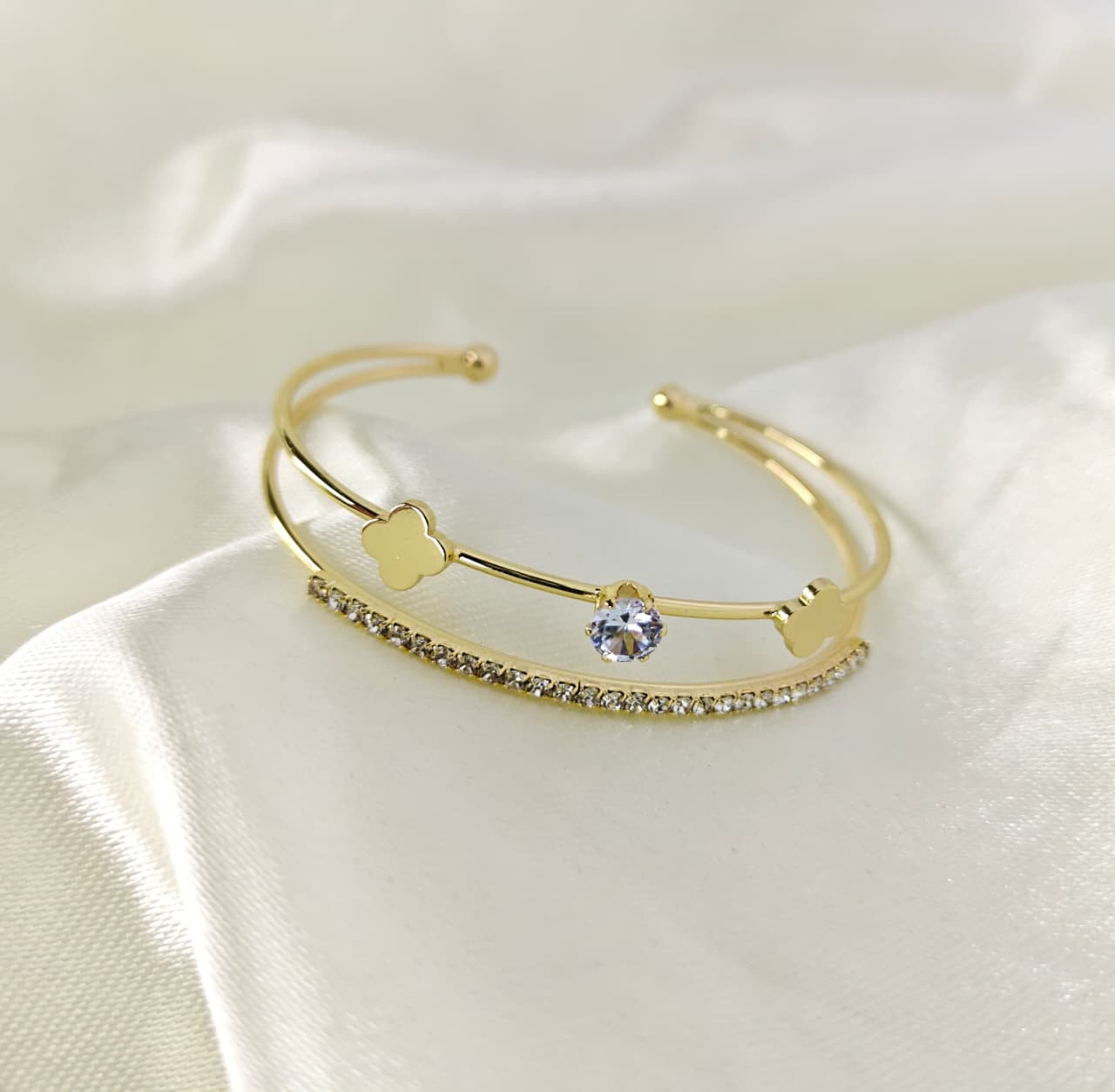 Fancy Gold Plated Bracelet for Women & Girls