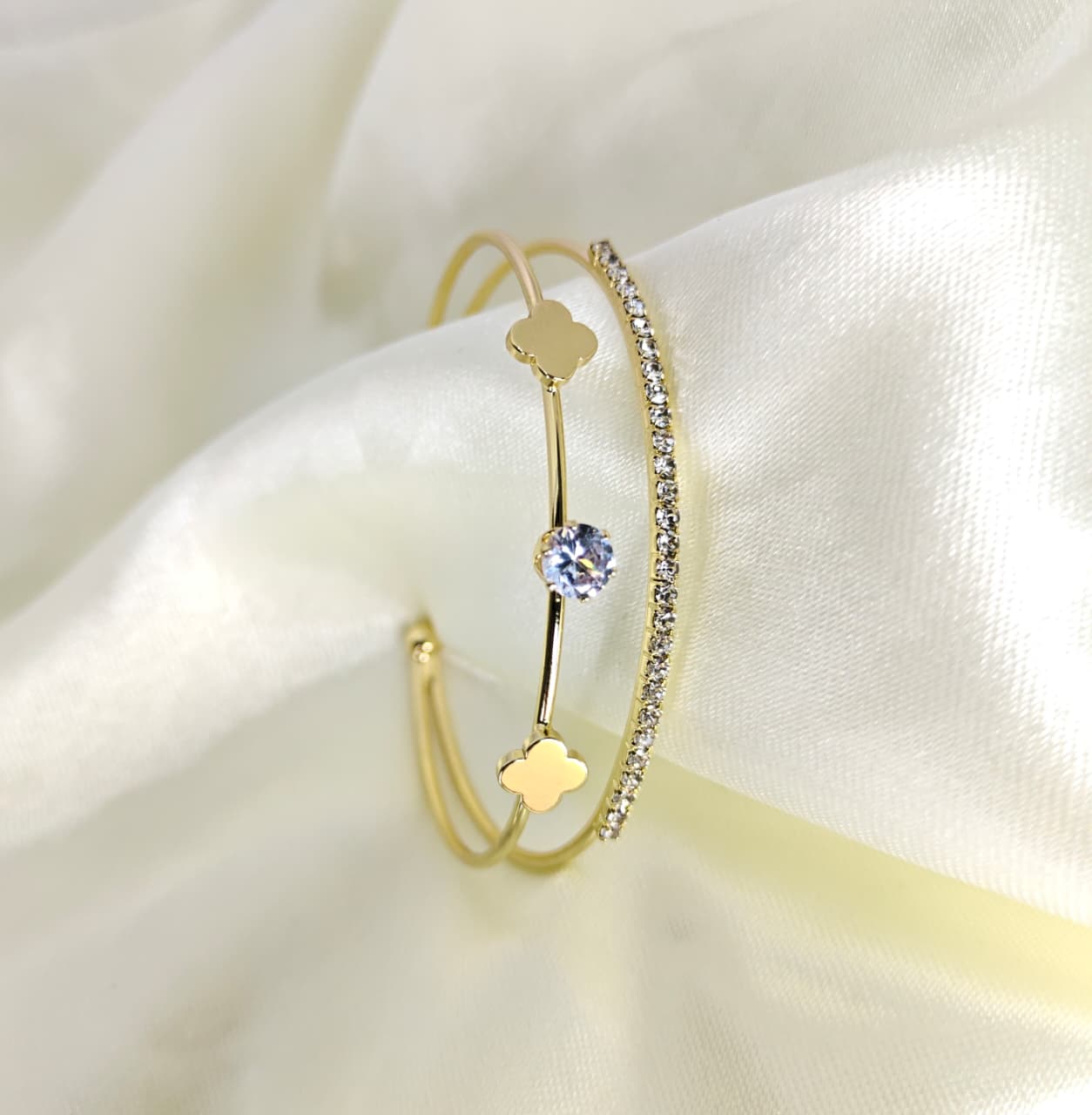 Fancy Gold Plated Bracelet for Women & Girls