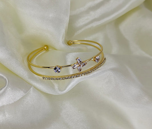 Unique Gold Plated Bracelet Design for Women &  Girls