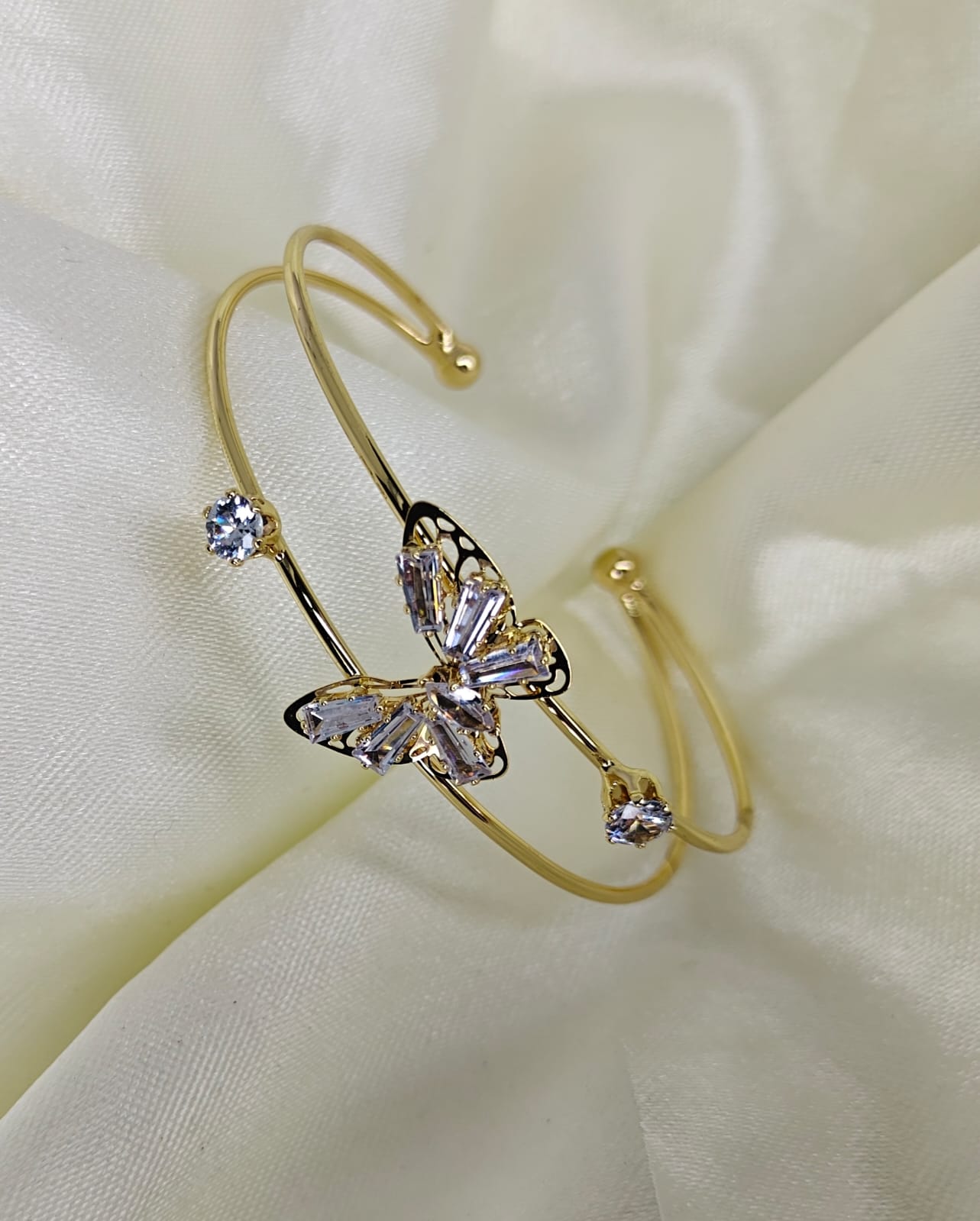 Gold Plated Butterfly Design Bracelet for women & Girls