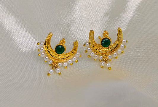 Pearl Gold Plated earrings For Women & Girls