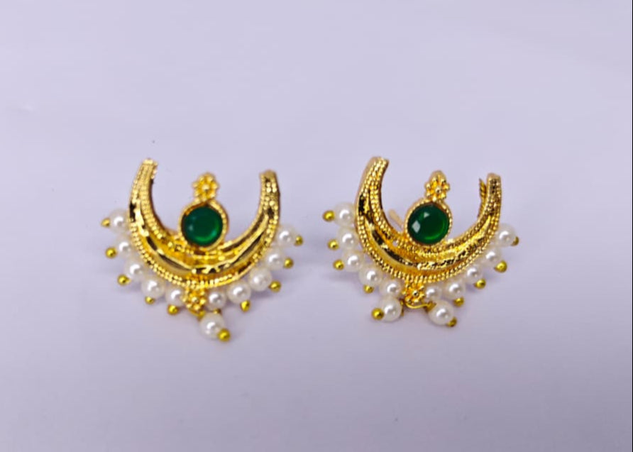 Pearl Gold Plated earrings For Women & Girls
