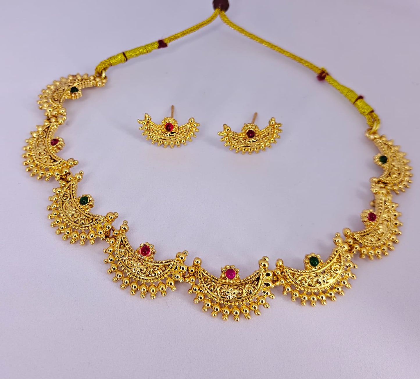 Stylish Chandrakor Haar | copper necklace |chandra chokar for women & Girls