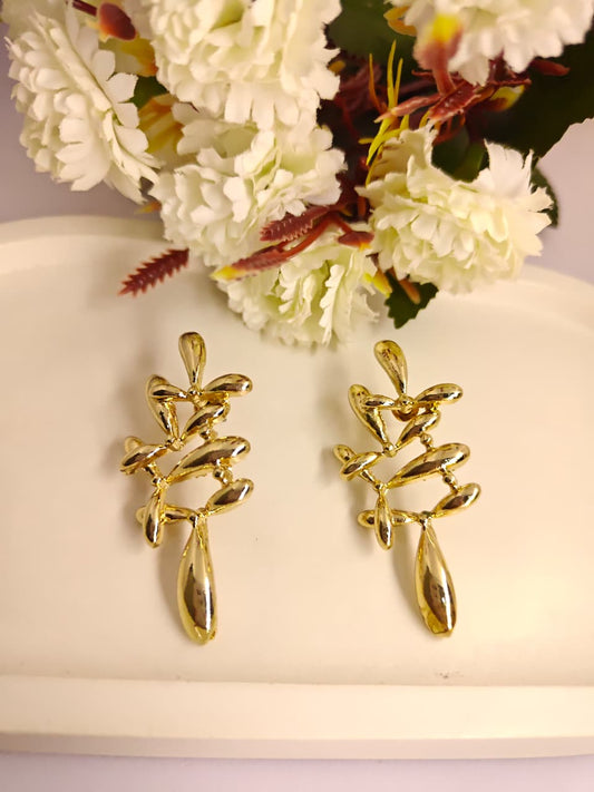 gold Plated Anti Tarnish Latest stylish Earring For Women & girls
