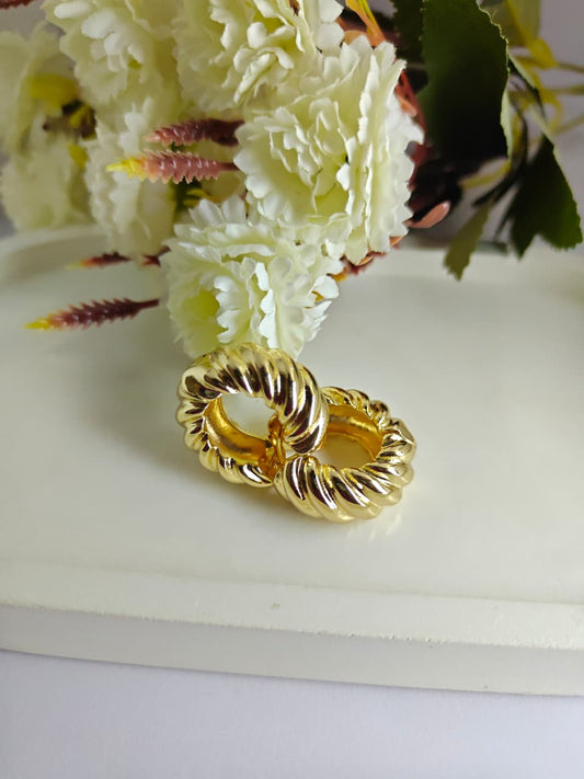Gold Plated Hoop Earrings for Women & Girls
