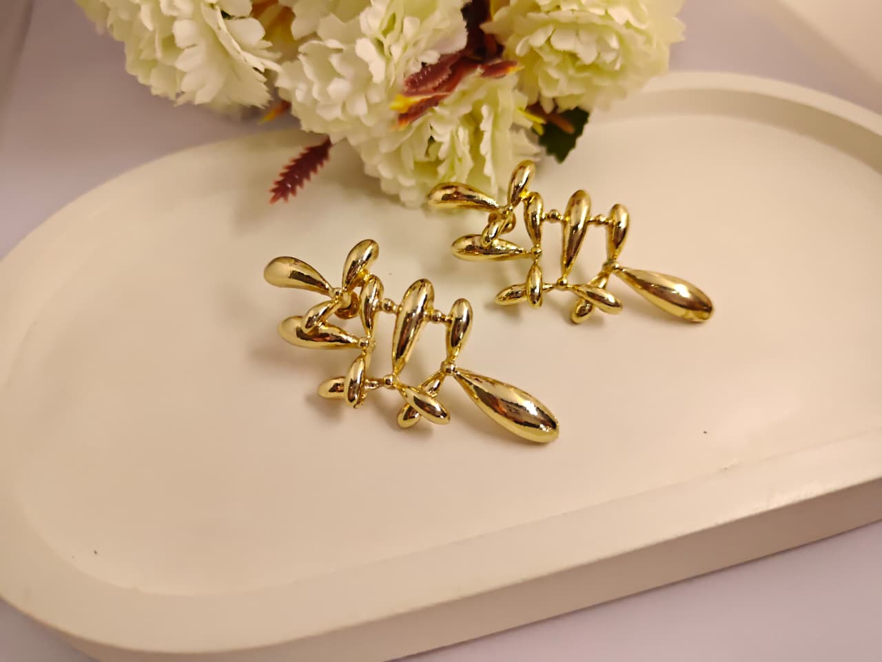 gold Plated Anti Tarnish Latest stylish Earring For Women & girls